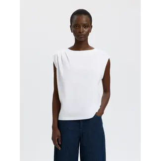 Selected Femme CALLI TOP Bright White