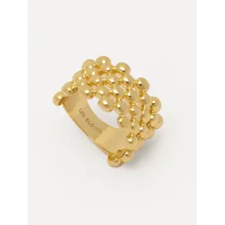 Les Soeurs CLAIRE MESH RING Gold