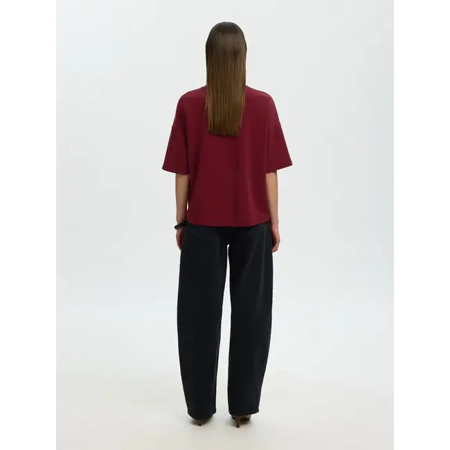 TENNY OVERSIZED TEE Tawny Port