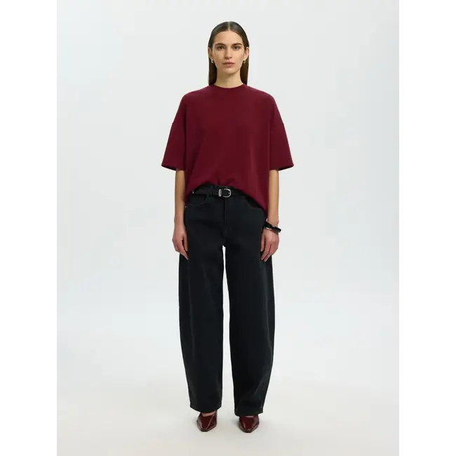TENNY OVERSIZED TEE Tawny Port