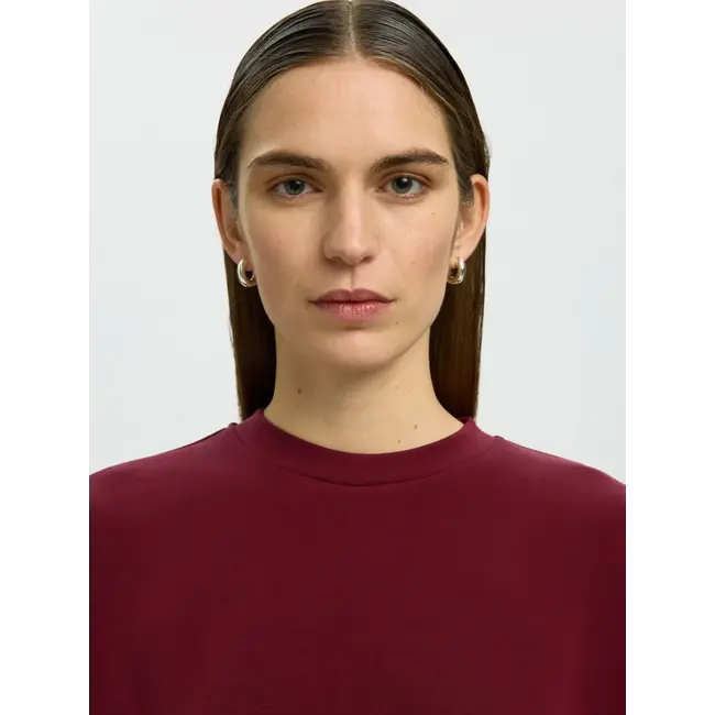 TENNY OVERSIZED TEE Tawny Port