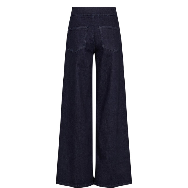 SEATTLE WIDE JEANS Dark Blue Denim