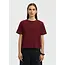 ESSENTIAL BOXY TEE Tawny Port