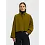 Selected Femme ASTHA CROPPED BOXY SHIRT Fir Green