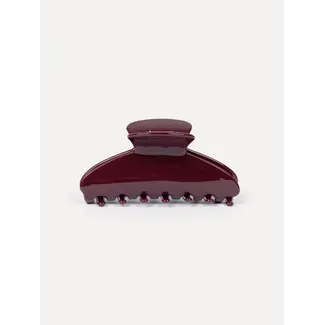 Les Soeurs RESIN HAIR CLIP Burgundy