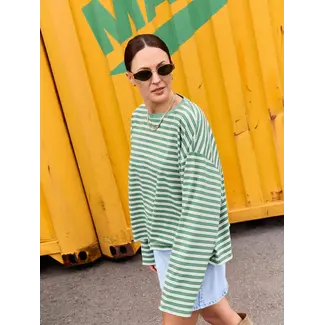 Les Soeurs GRACE LONGSLEEVE SHIRT Green