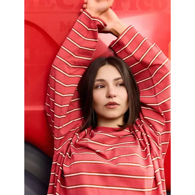 GRACE LONGSLEEVE SHIRT Coral