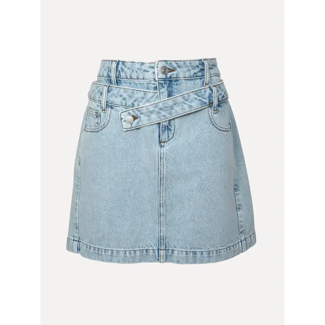 GINGER DENIM SKIRT Light Blue