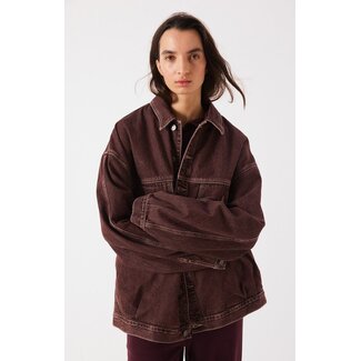 American Vintage OSHOW VEST Raisin