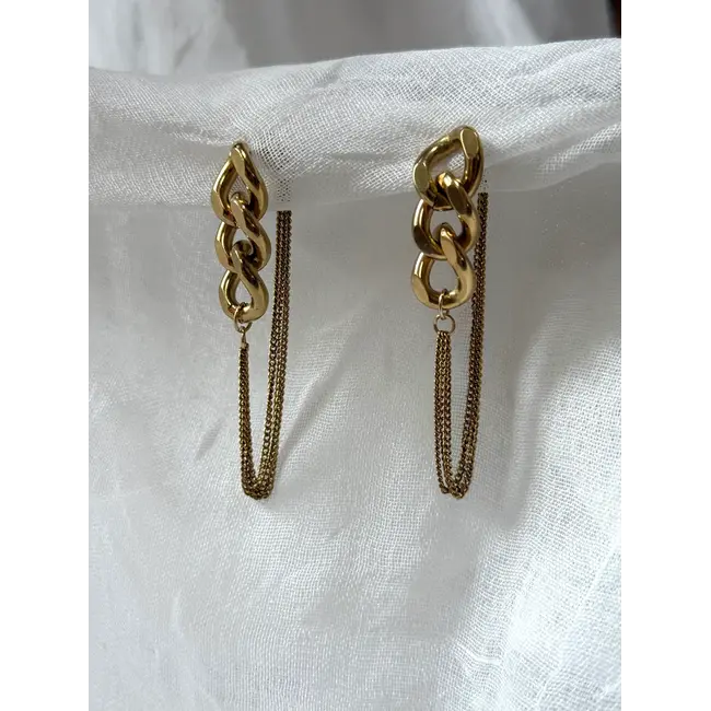LOUISE EARRINGS Gold