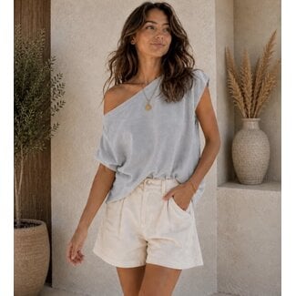 DITO AURELIE BLOUSE Grijs