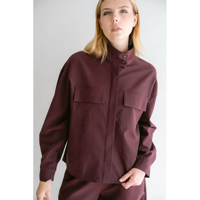 MIKO BLOUSE Bordeaux