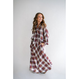 HELD JUNE SKIRT Square Bordeaux