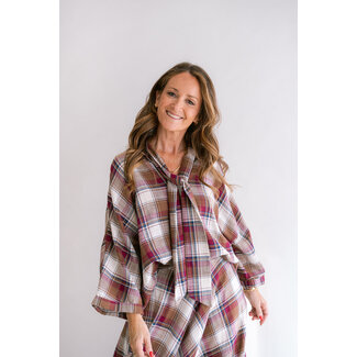 HELD MOLLIE BLOUSE Square Bordeaux