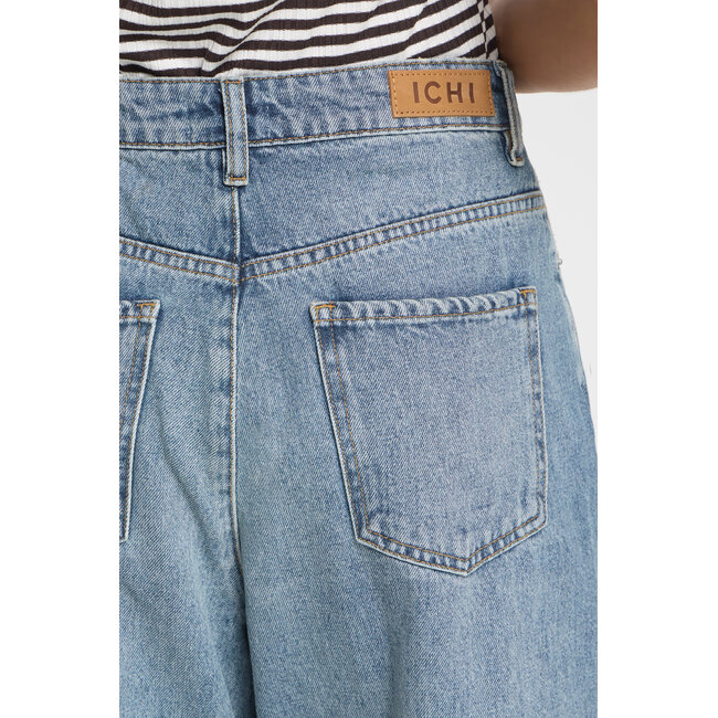 MILANA BALLOON PANTS Washed Medium Blue