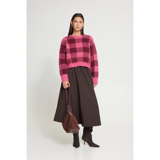 ICHI GAFNA SKIRT Coffee Bean