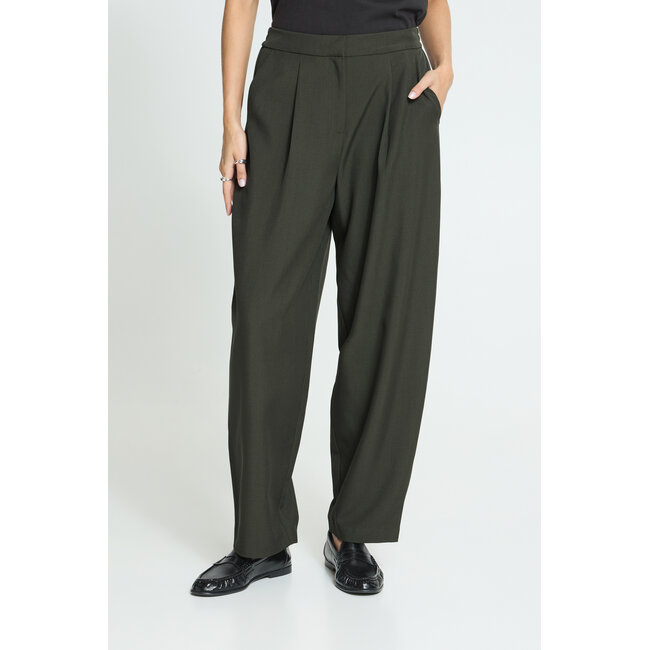 FAVA BARREL PANTS Rosin Melange
