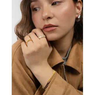 Les Soeurs CHLOE CHAIN RING Gold