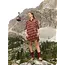 ROGERS CHECK DRESS Bordeaux