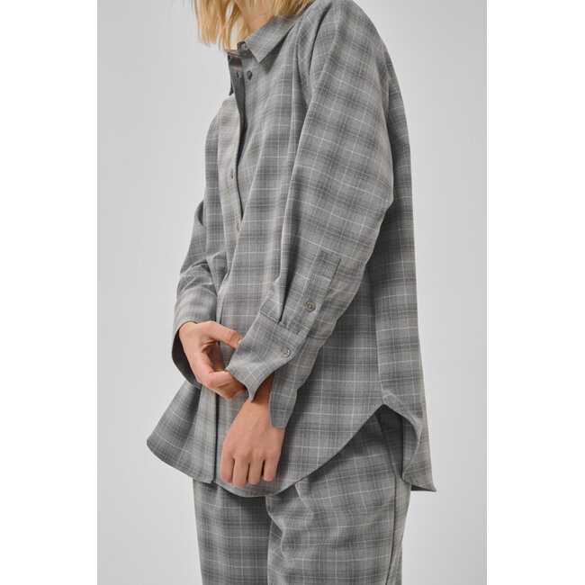 ADA SHIRT Light Grey Check