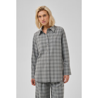 My Essential Wardrobe ADA SHIRT Light Grey Check