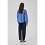 LUCY HIGH BARREL JEANS Dark Blue