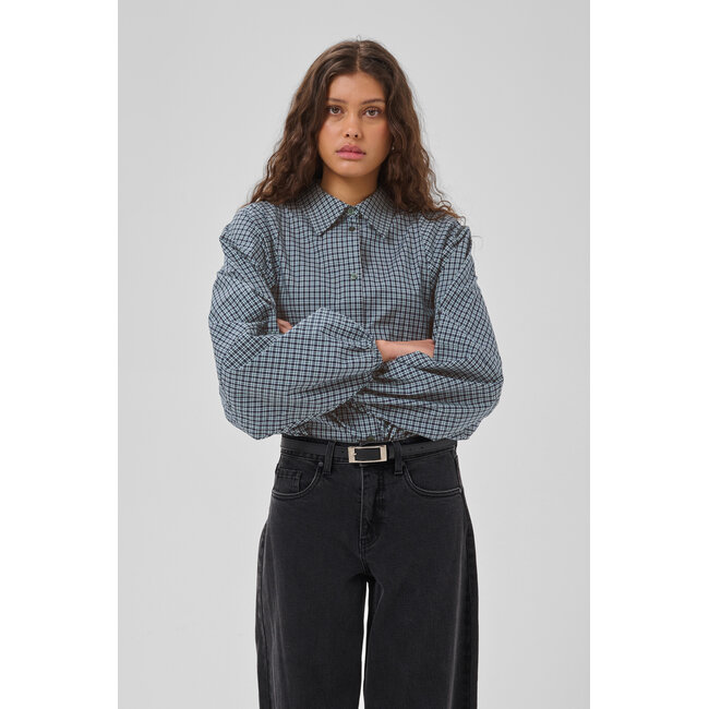 ILSE BALLOON SLEEVE SHIRT Douglas Green