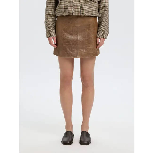 JIL LEATHER MINI SKIRT Delicioso