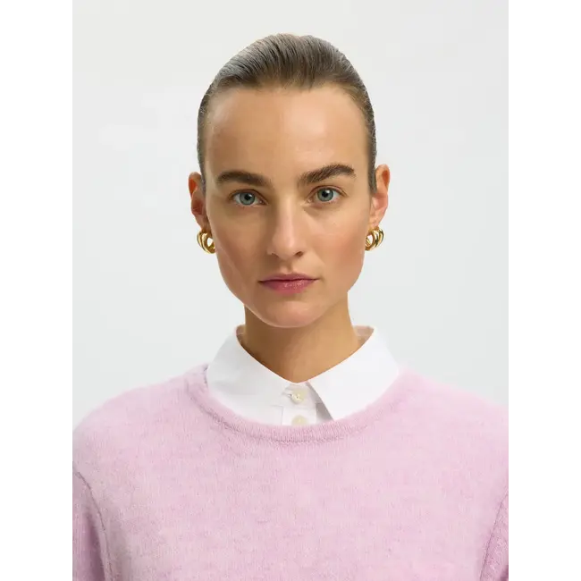 LULU KNIT PULLOVER Winsome Orchid
