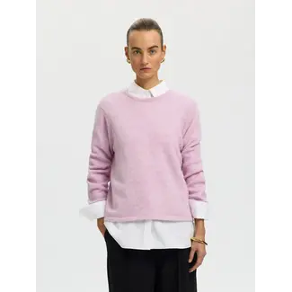 Selected Femme LULU KNIT PULLOVER Winsome Orchid