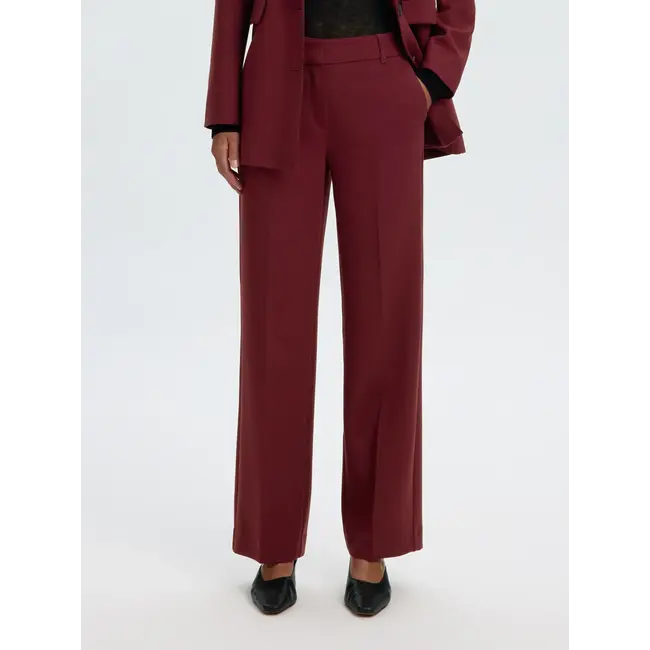RITA WIDE PANTS Tawny Port