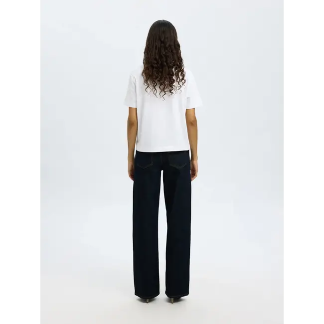BEA WIDE JEANS Dark Blue Denim