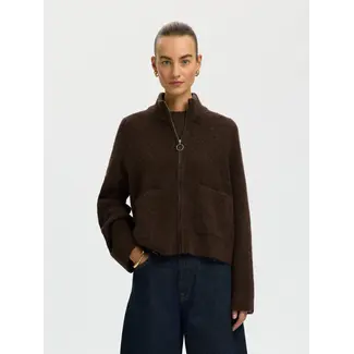 Selected Femme SIA ZIPPER CARDIGAN Delicioso
