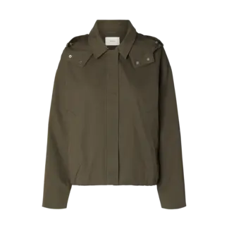 Selected Femme SHILOH HOODED JACKET Grape Leaf