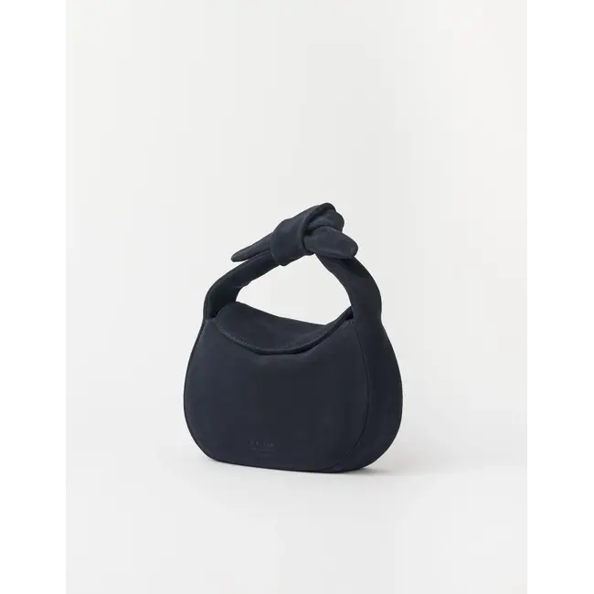 COCO CROISSANT BAG Universe Blue Suède