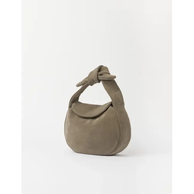 COCO CROISSANT BAG Clay Suède