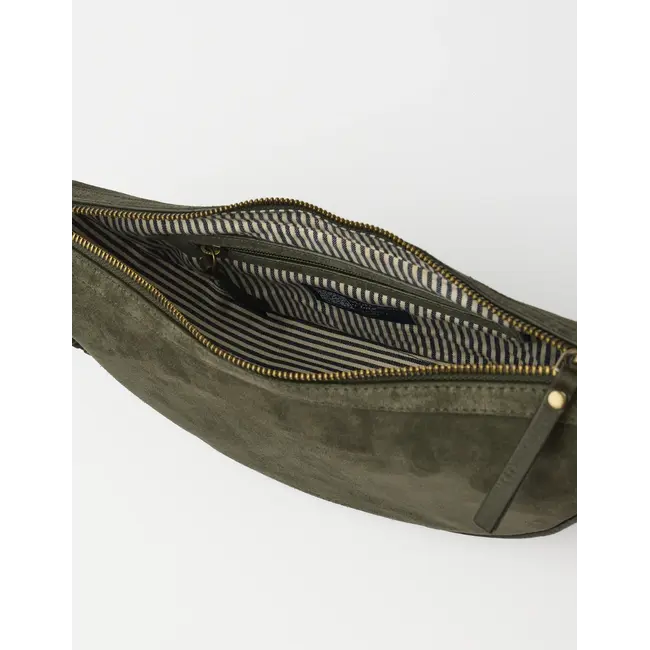 LEO CROSSBODY BAG Moss Suède