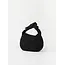 COCO CROISSANT BAG Black Suède