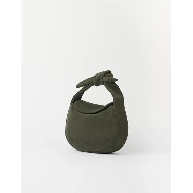 COCO CROISSANT BAG Moss Suède