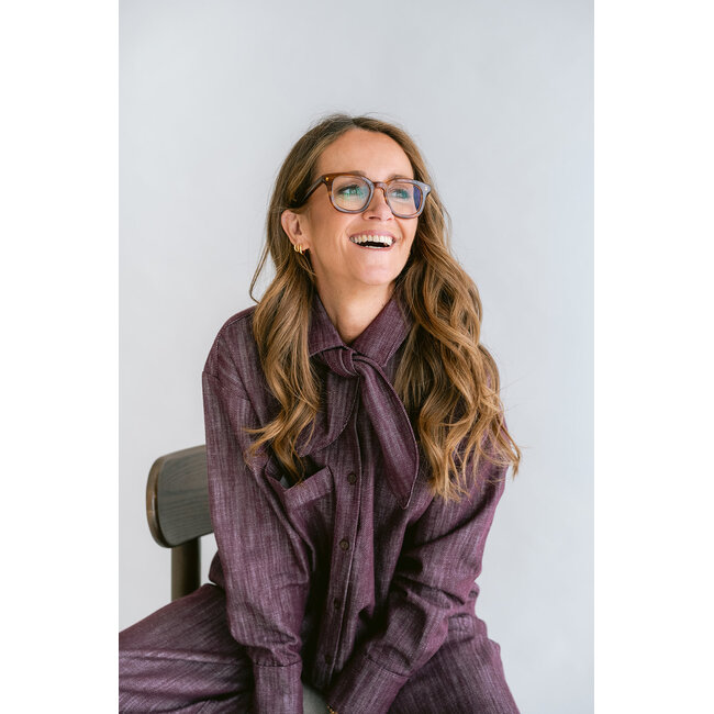 MEG BLOUSE Bordeaux Jeans