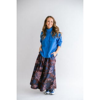 HELD JULIETTE SKIRT Bordeaux Flower