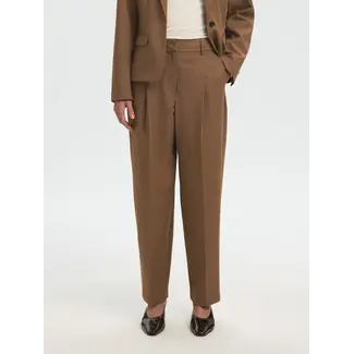 Selected Femme SIGNE BARREL PANTS Toffee