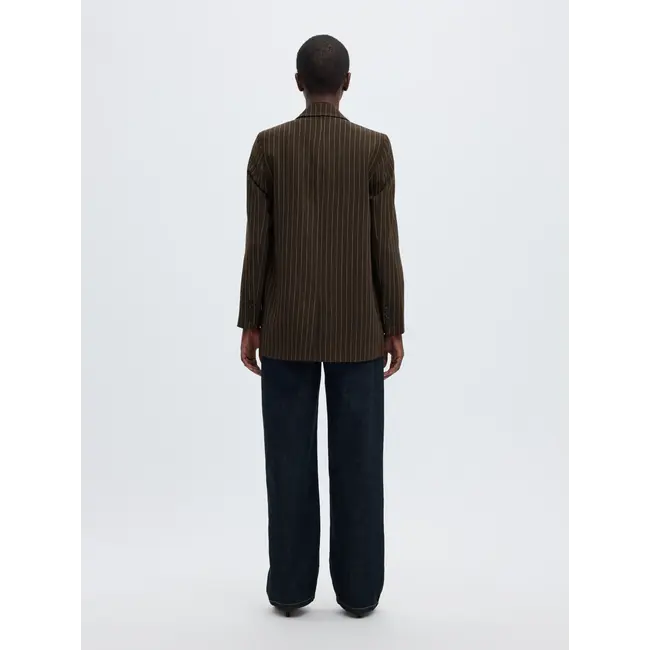 RITA RELAXED BLAZER Delicioso Pinstripe
