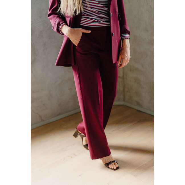 RITA WIDE PANTS Tawny Port