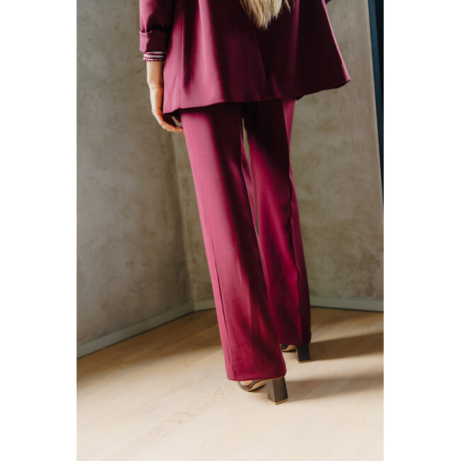 RITA WIDE PANTS Tawny Port