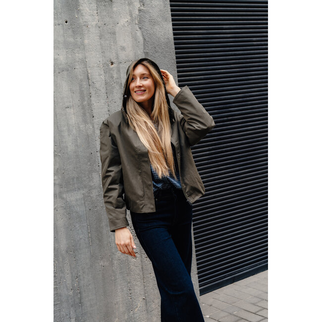 SHILOH HOODED JACKET Grape Leaf