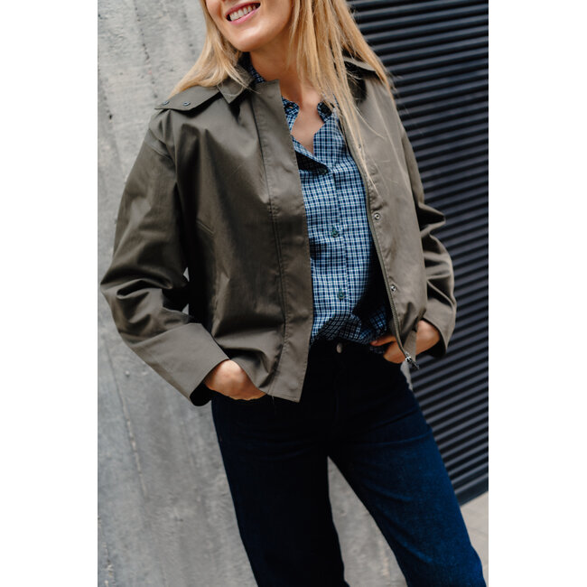 SHILOH HOODED JACKET Grape Leaf