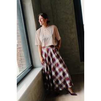 HELD JUNE SKIRT Square Bordeaux