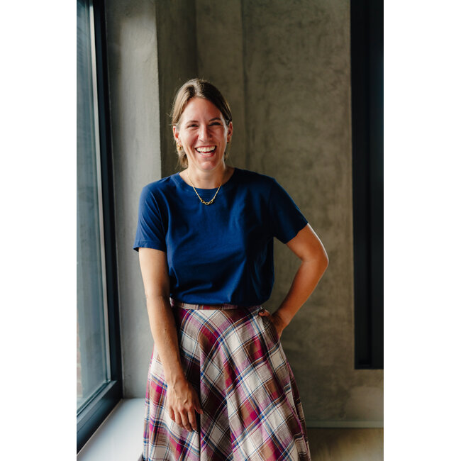JUNE SKIRT Square Bordeaux