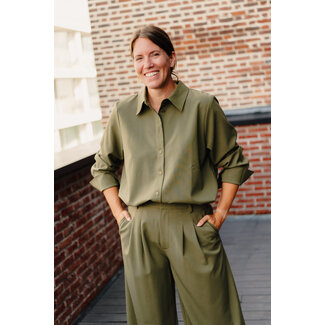My Essential Wardrobe HACE VITTA SHIRT Night Olive